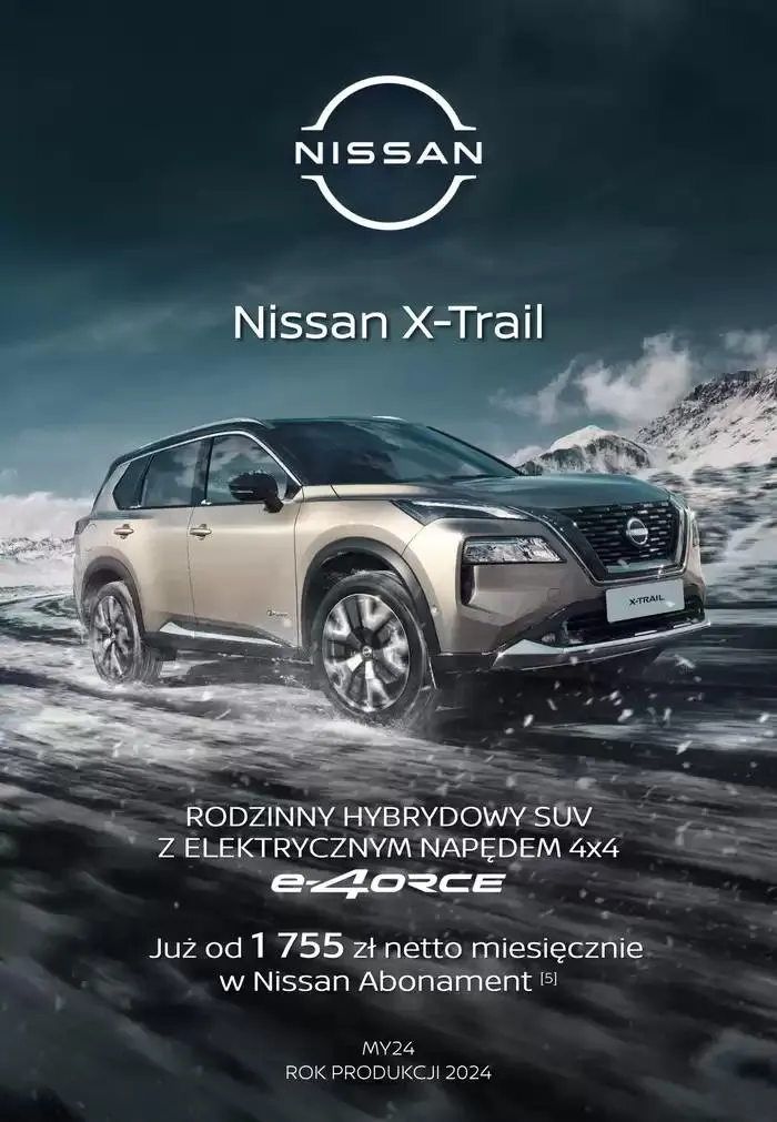 Gazetka X-Trail od 31 stycznia do 31 stycznia 2026 - Strona 1