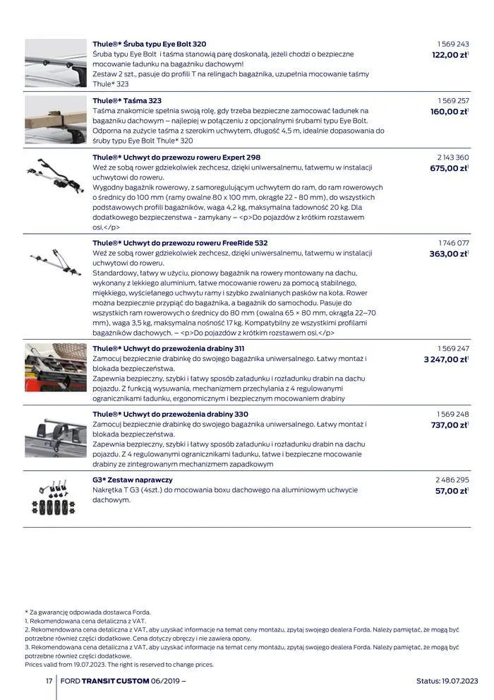 Gazetka NOWY FORD TRANSIT CUSTOM od 16 kwietnia do 16 kwietnia 2025 - Strona 17