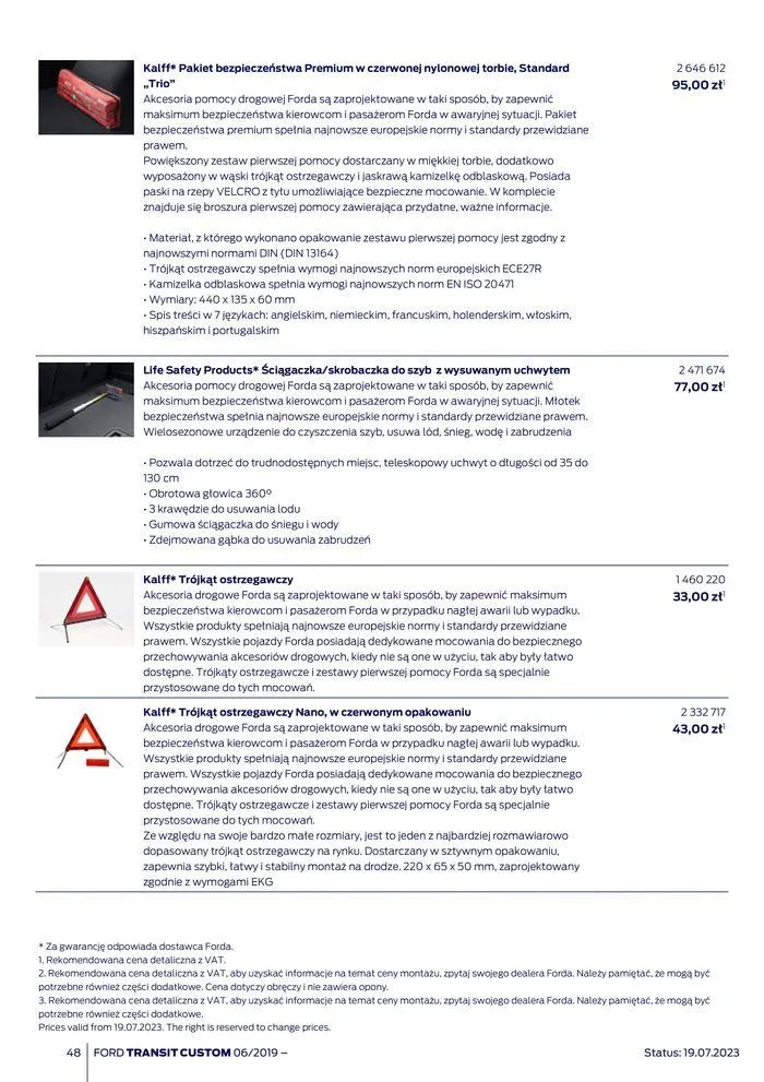 Gazetka NOWY FORD TRANSIT CUSTOM od 16 kwietnia do 16 kwietnia 2025 - Strona 48