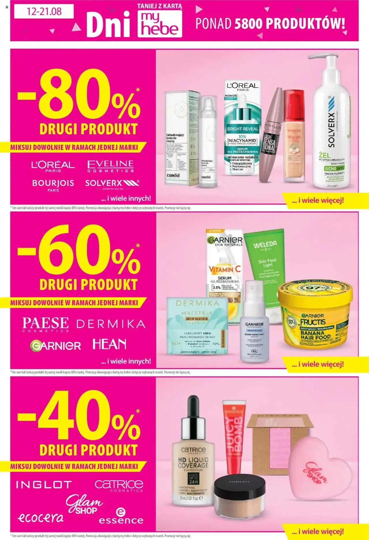 Gazetka Hebe Gazetka od 8 sierpnia do 21 sierpnia 2024 - Strona 4