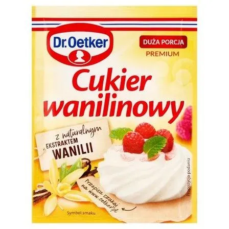 DR. OETKER CUKIER WANILINOWY PREMIUM 16 G 0.016 kg
