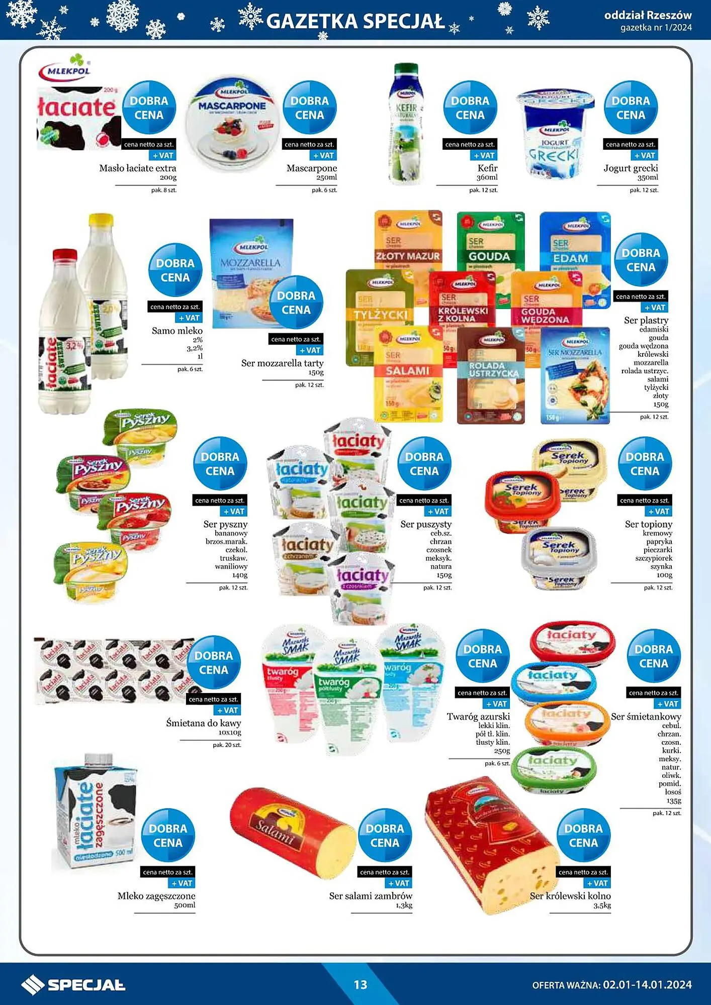 Gazetka Specjał gazetka od 2 stycznia do 14 stycznia 2024 - Strona 13