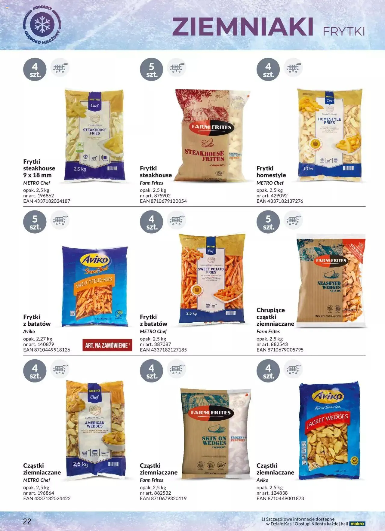 Gazetka Makro Gazetka - Mrożonki od 20 maja do 31 stycznia 2025 - Strona 22