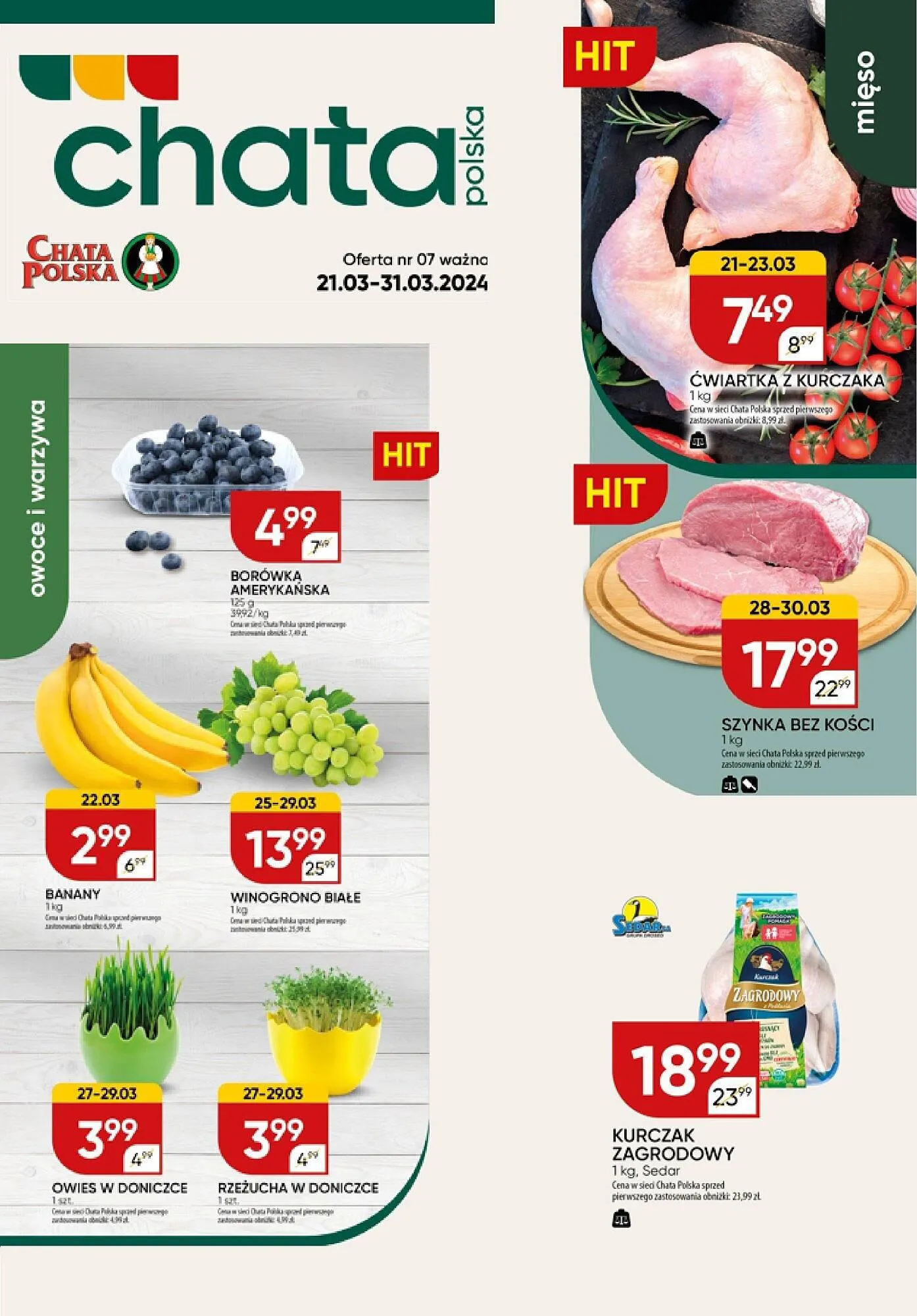 Gazetka Chata Polska gazetka od 21 marca do 31 marca 2024 - Strona 