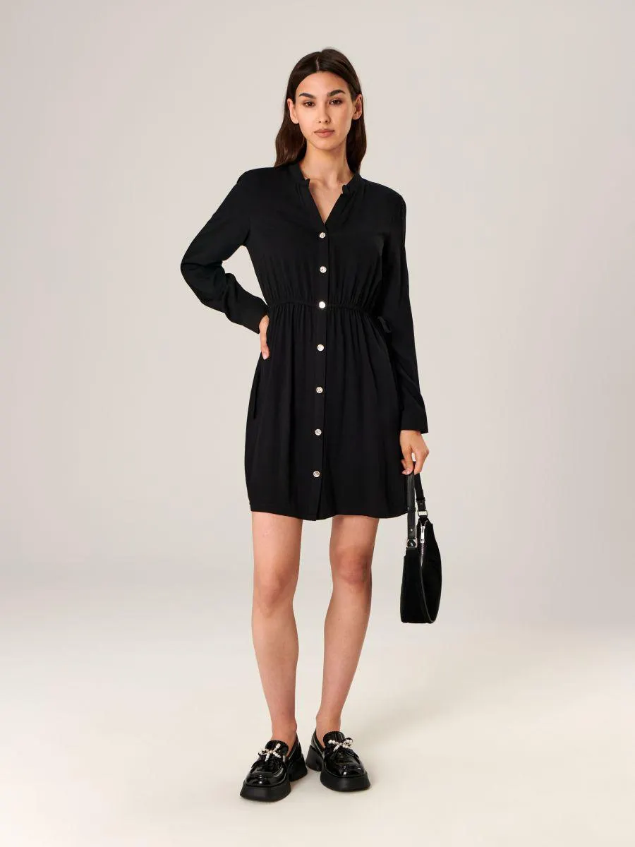 Sukienka mini koszulowa
