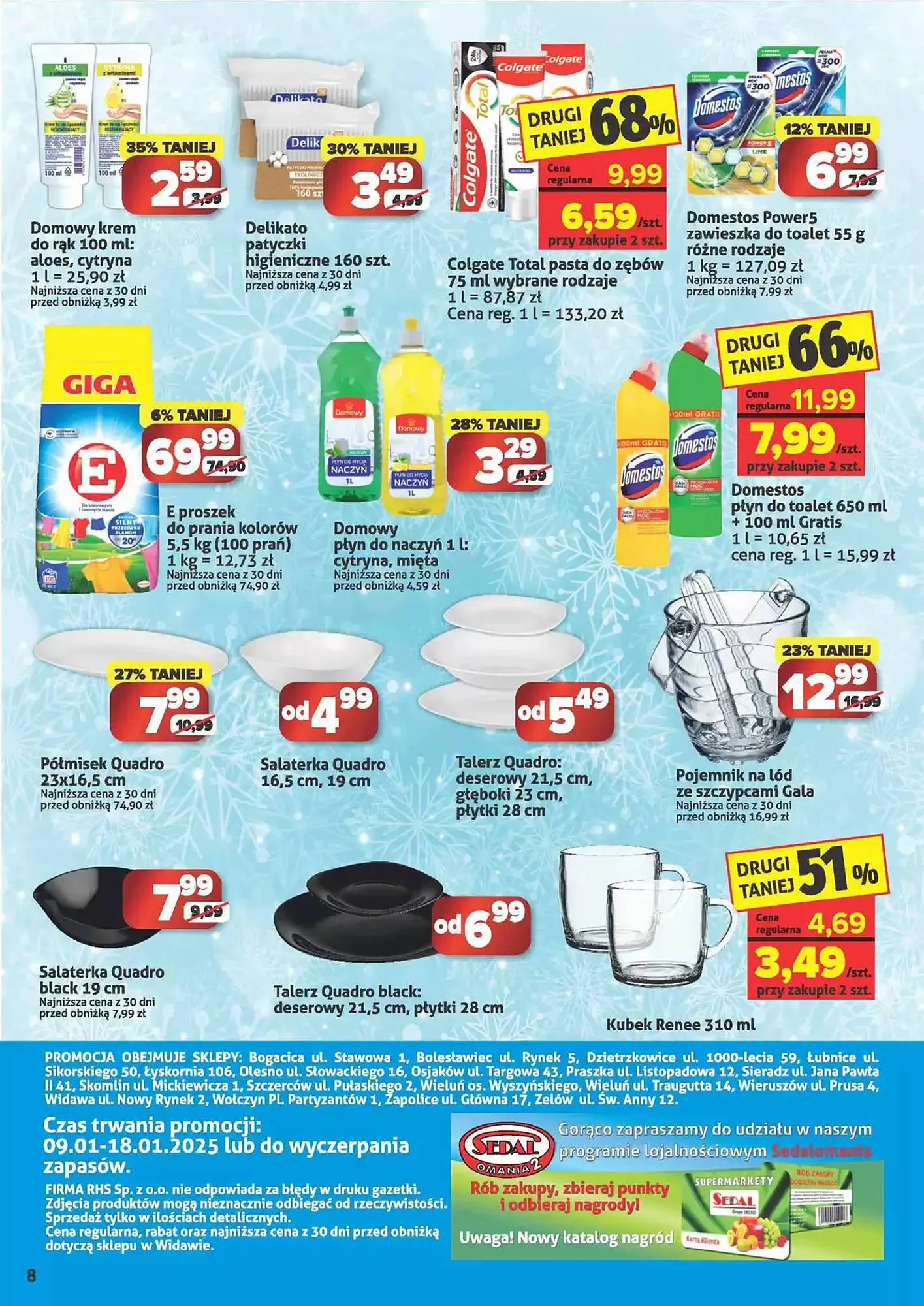 Gazetka Sedal gazetka od 9 stycznia do 18 stycznia 2025 - Strona 8