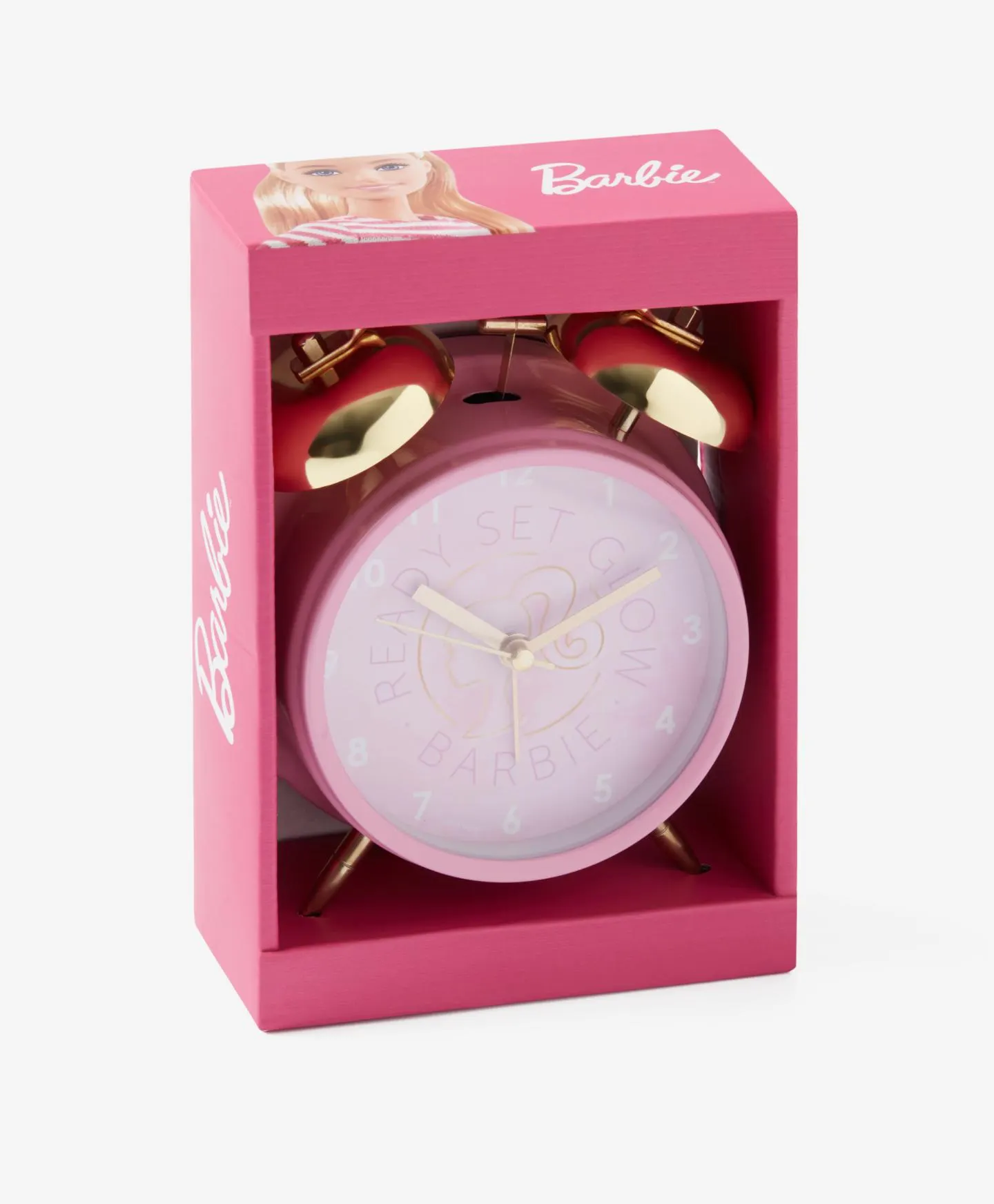 Różowy budzik na licencji Barbie