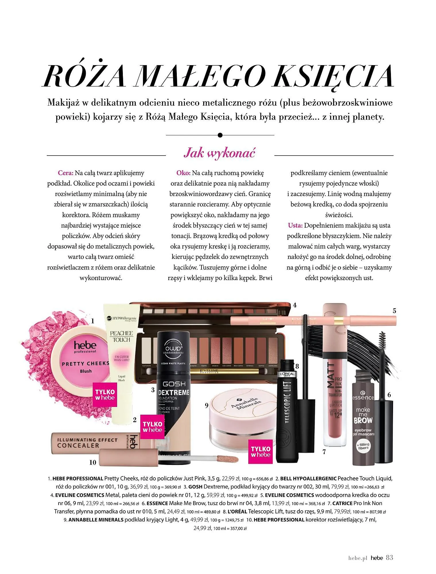Gazetka Hebe gazetka od 1 marca do 30 kwietnia 2024 - Strona 83