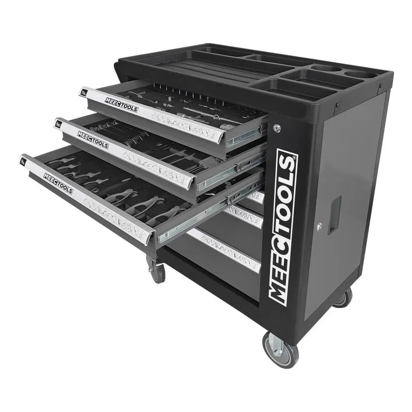 Verktøyvogn 167 deler 77x90x46 cm