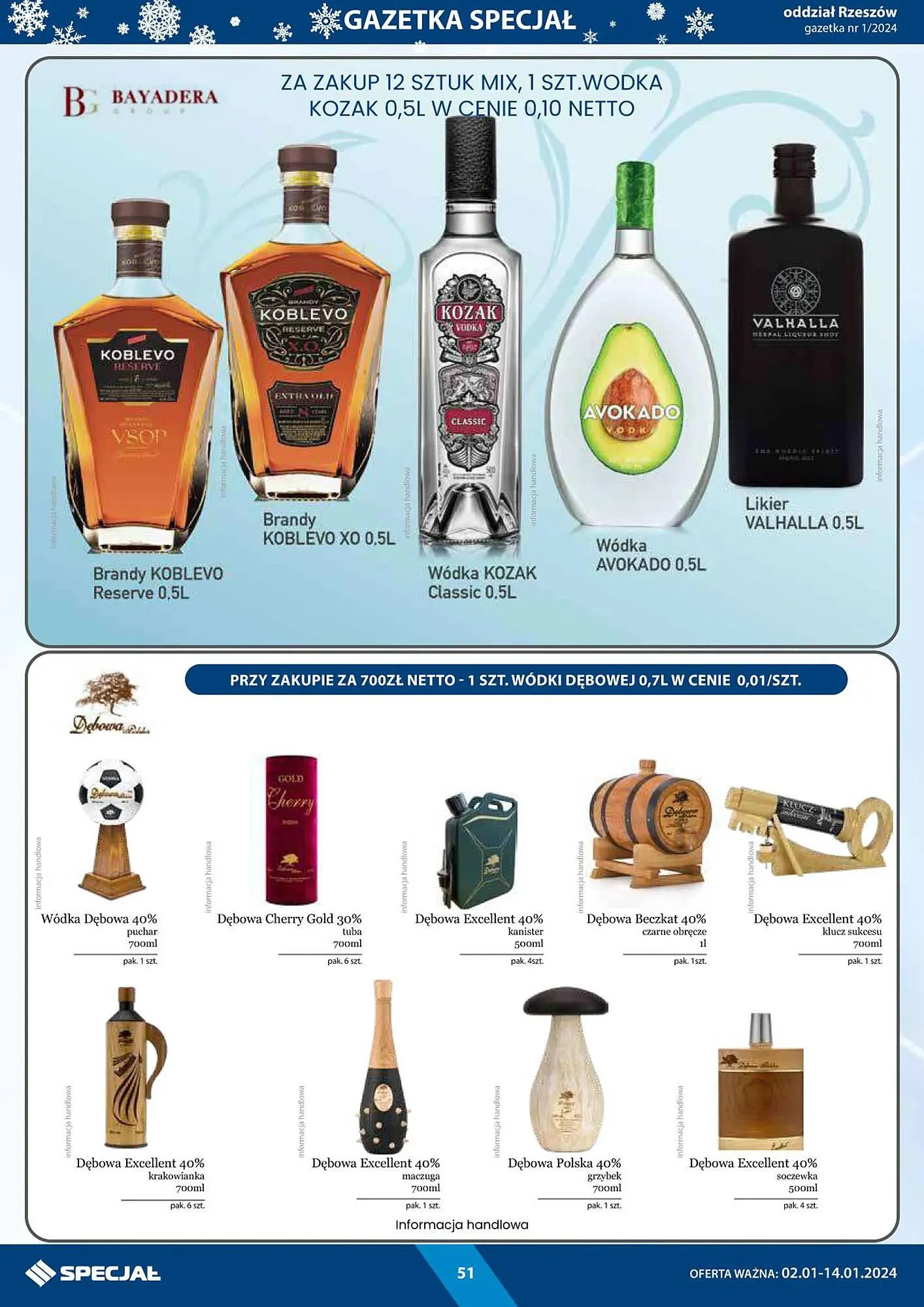 Gazetka Specjał gazetka od 2 stycznia do 14 stycznia 2024 - Strona 51
