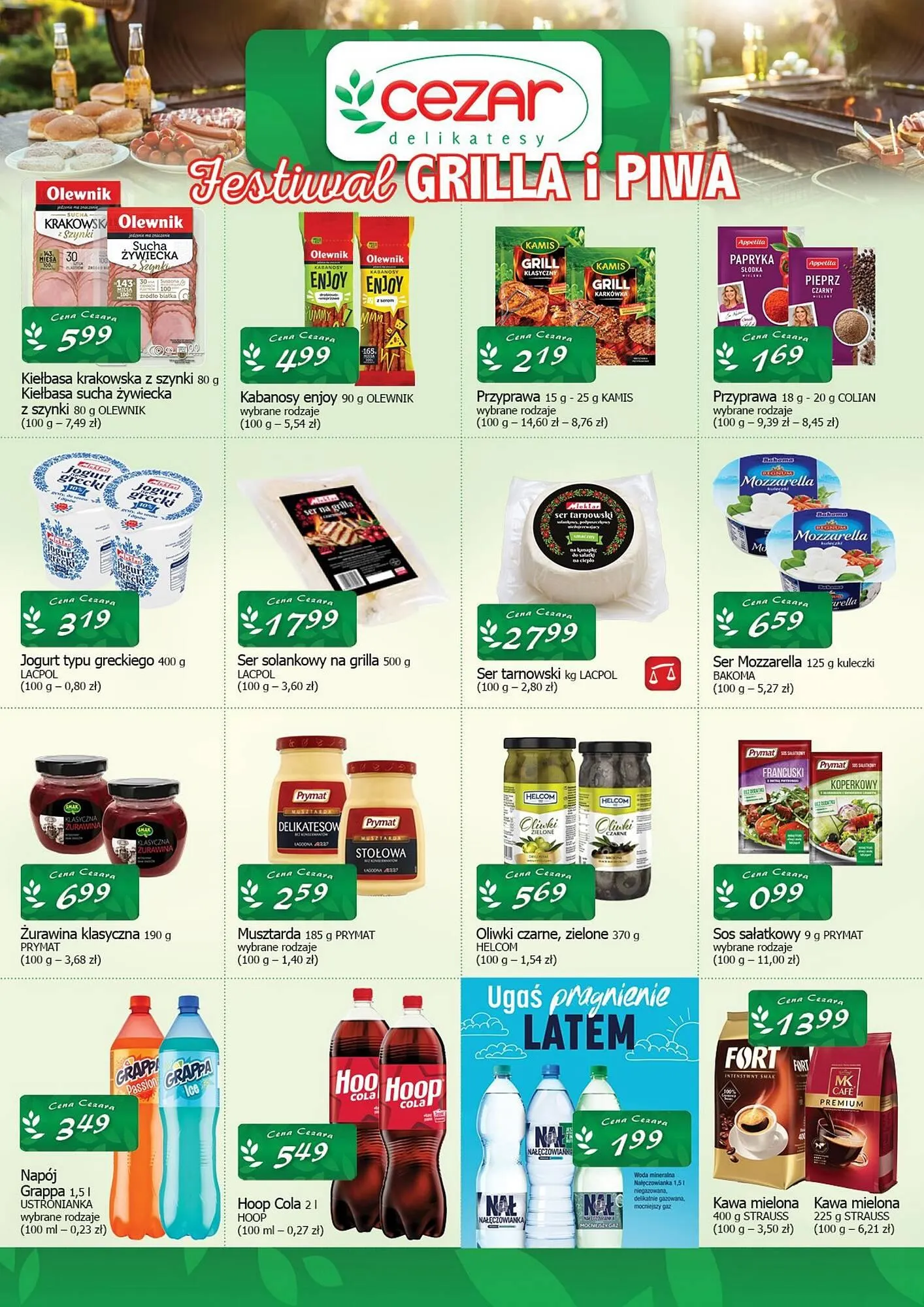 Cezar Delikatesy gazetka - 1