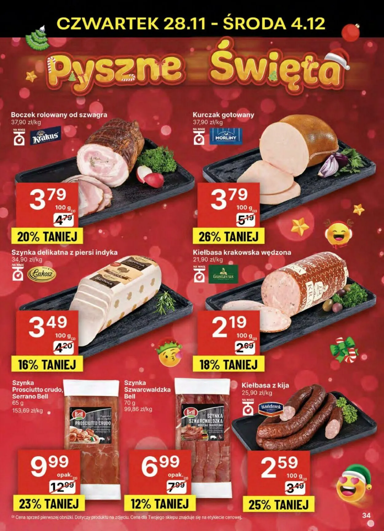 Gazetka Delikatesy Centrum Aktualna gazetka od 28 listopada do 4 grudnia 2024 - Strona 34