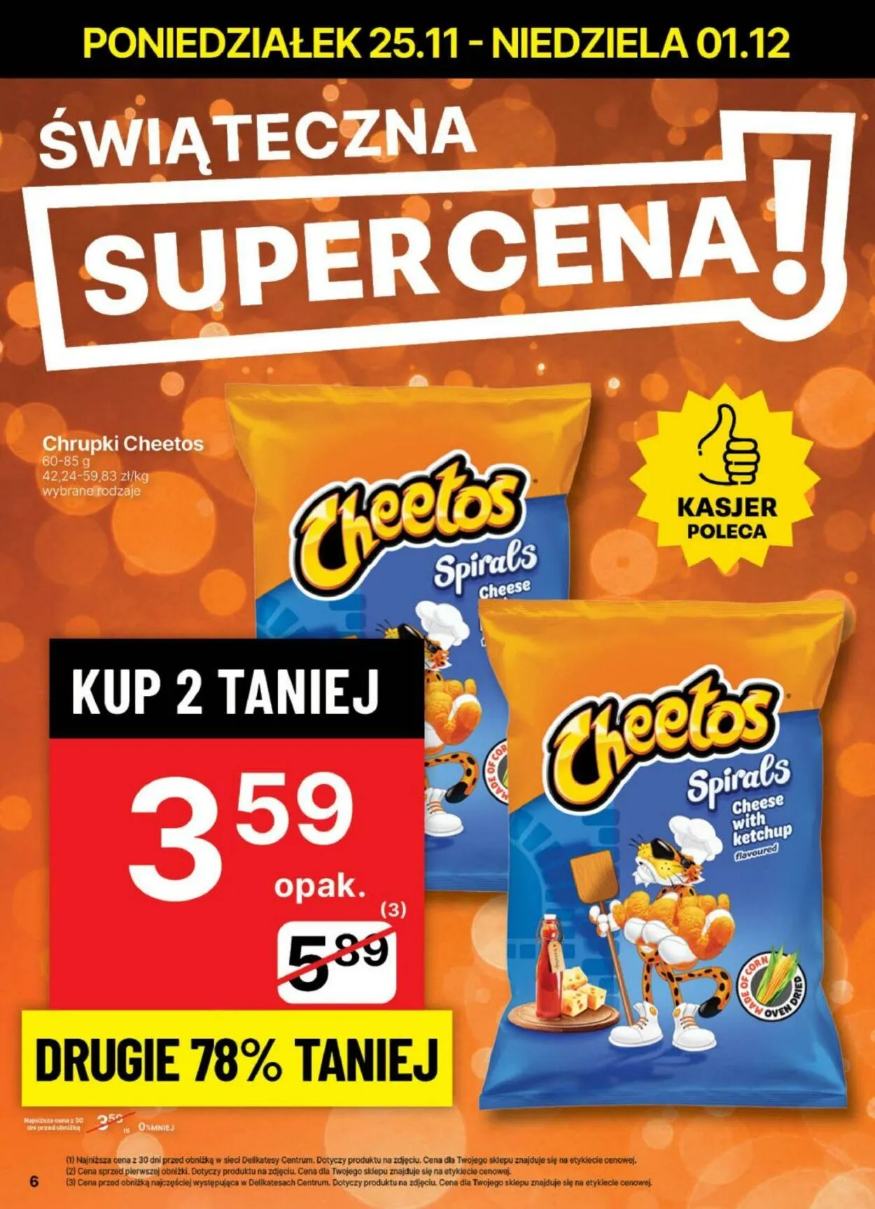 Gazetka Delikatesy Centrum Aktualna gazetka od 25 listopada do 1 grudnia 2024 - Strona 6