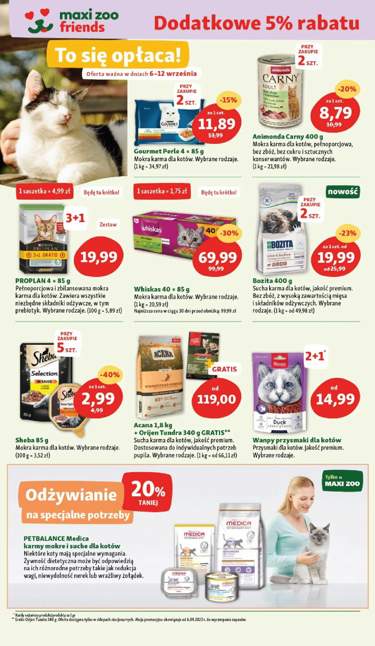Gazetka Maxi Zoo Aktualna gazetka od 6 września do 3 października 2023 - Strona 8