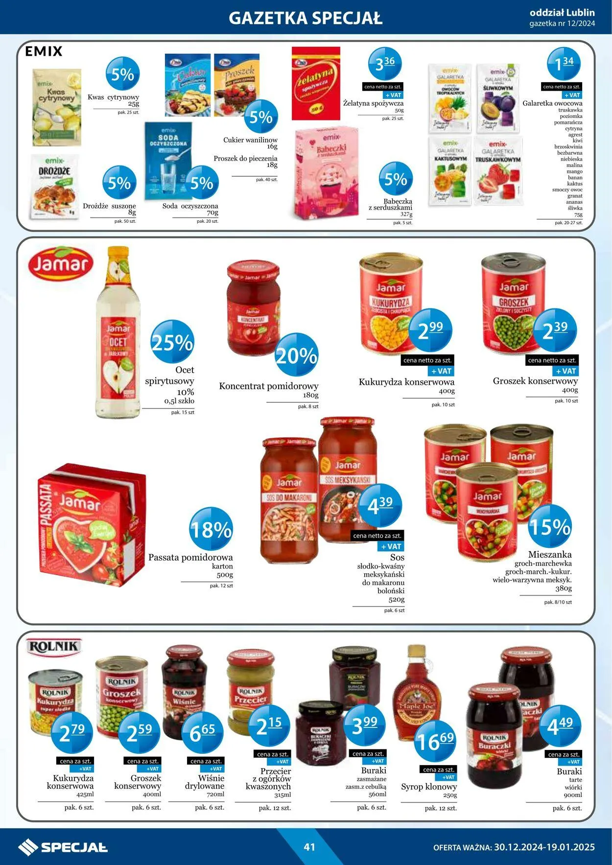 Gazetka Specjał od 30 grudnia do 19 stycznia 2026 - Strona 41