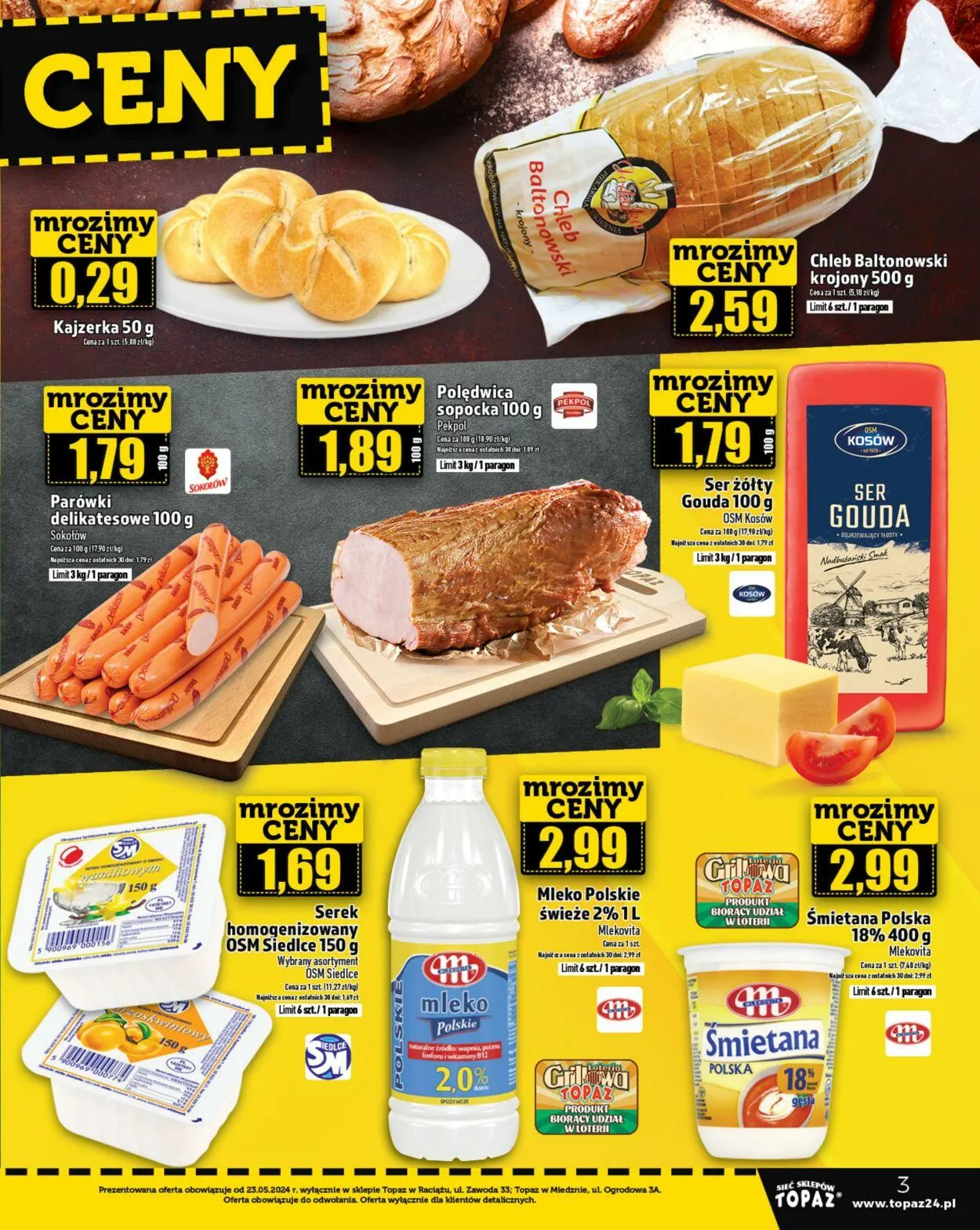 Gazetka Topaz Aktualna gazetka od 14 maja do 28 maja 2025 - Strona 3