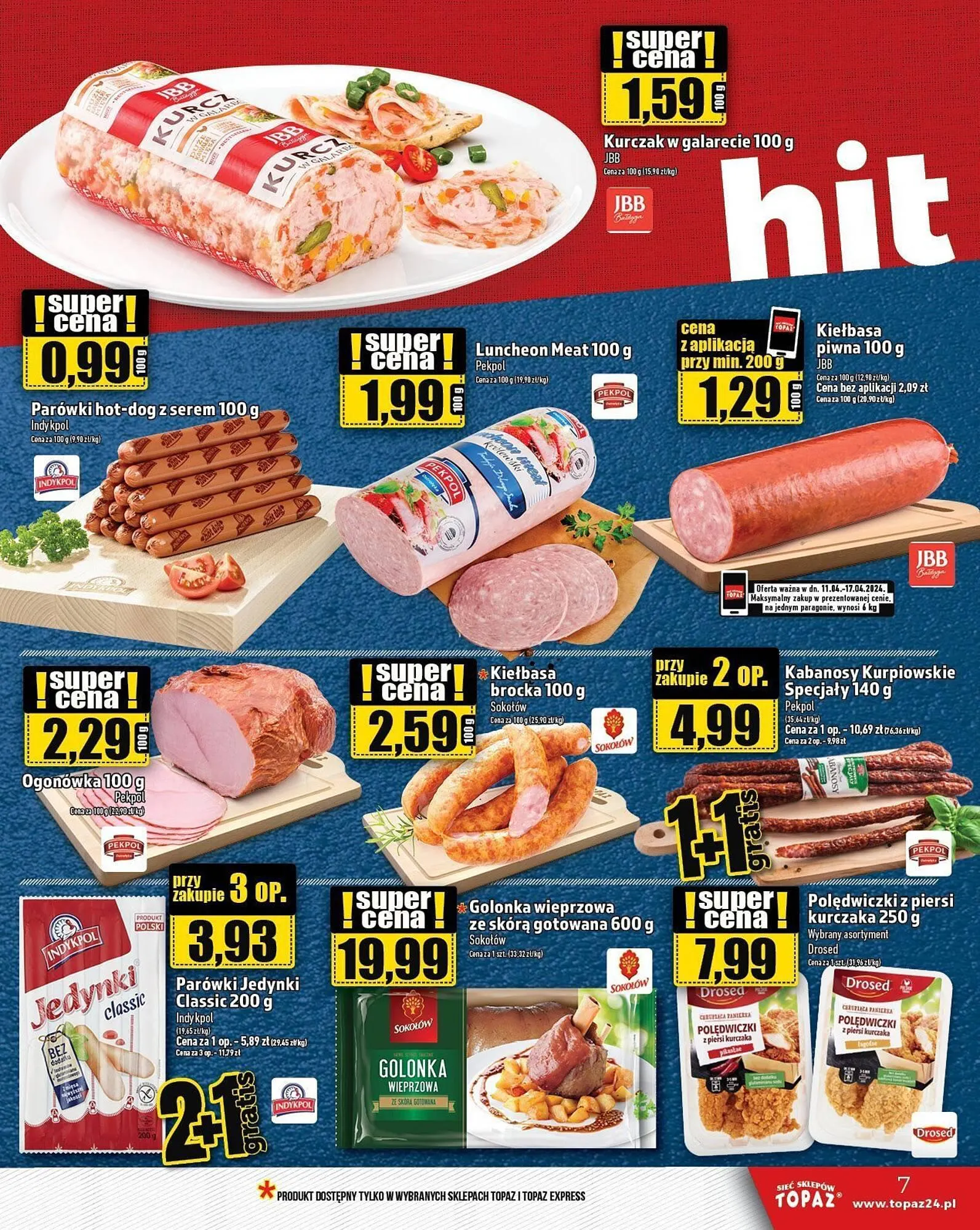 Gazetka Topaz gazetka od 11 kwietnia do 17 kwietnia 2024 - Strona 7