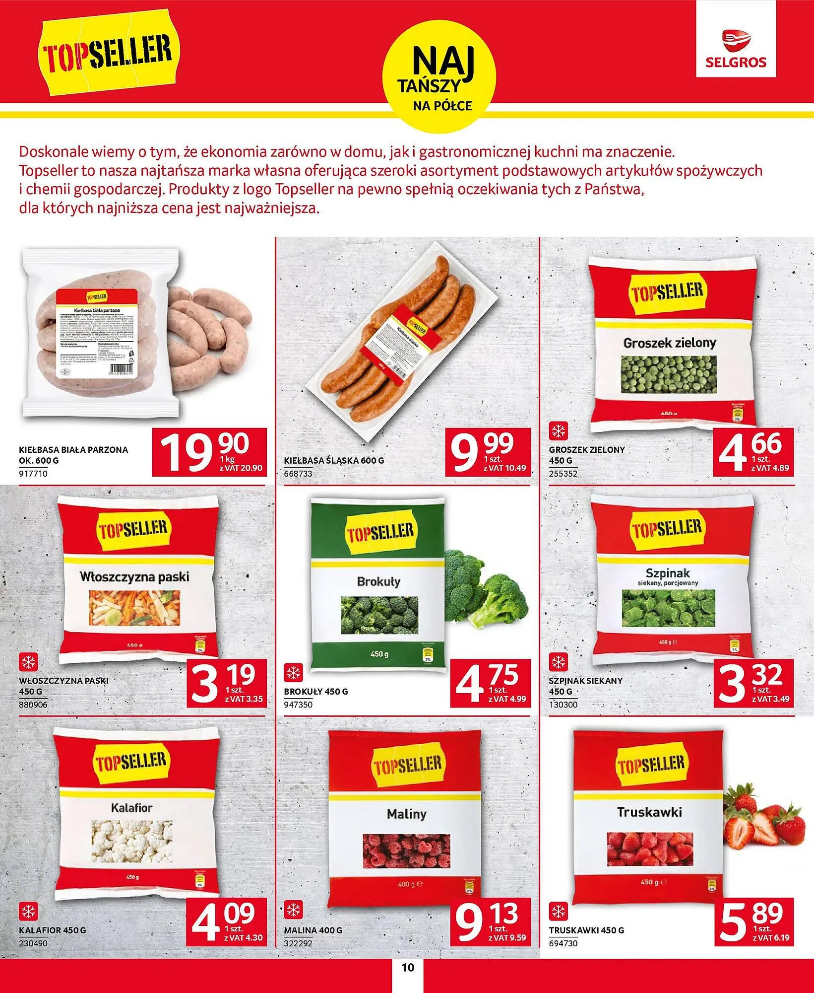 Gazetka Selgros gazetka od 9 stycznia do 22 stycznia 2025 - Strona 10
