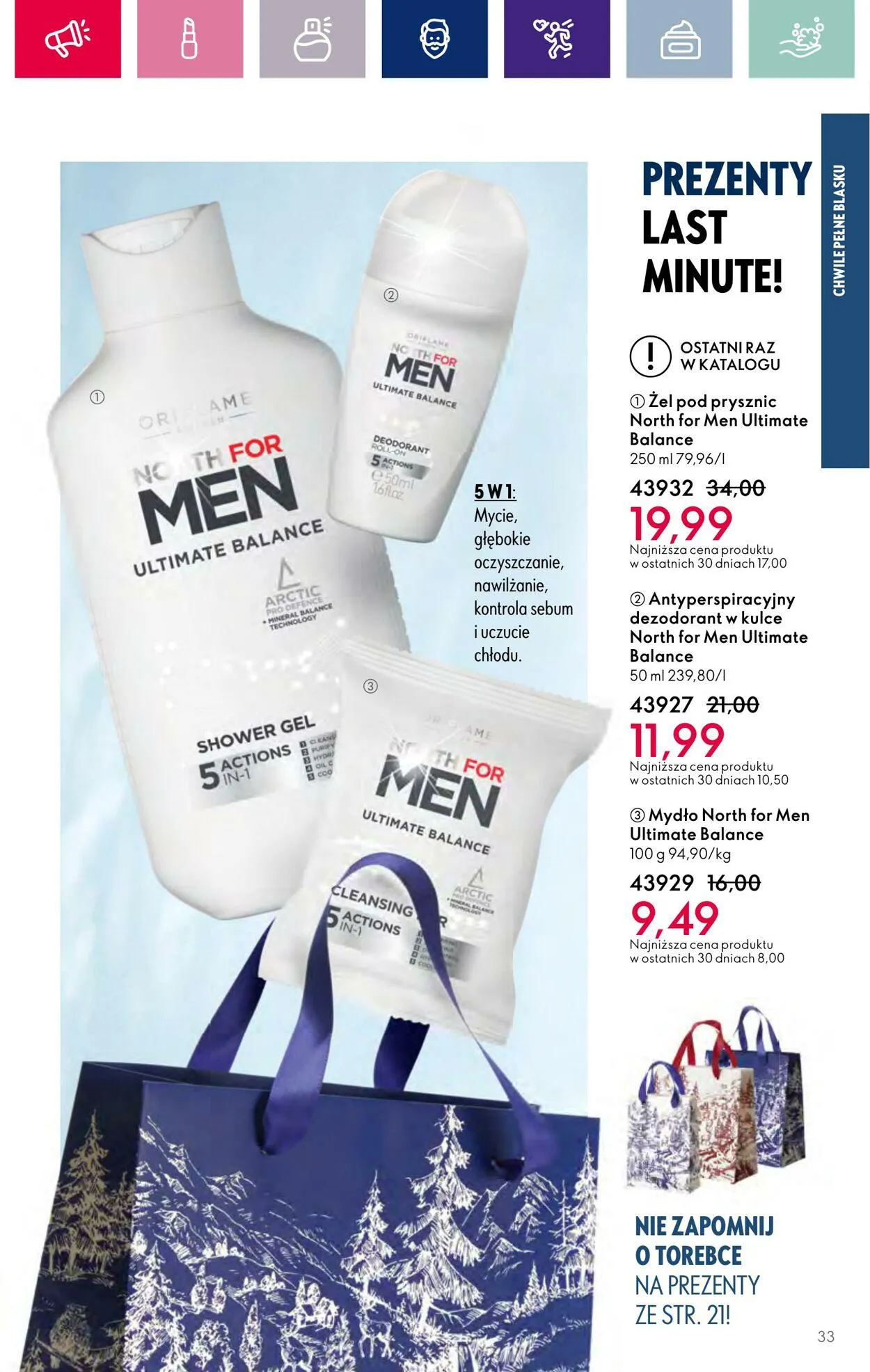 Gazetka Oriflame Aktualna gazetka od 6 grudnia do 27 grudnia 2023 - Strona 33