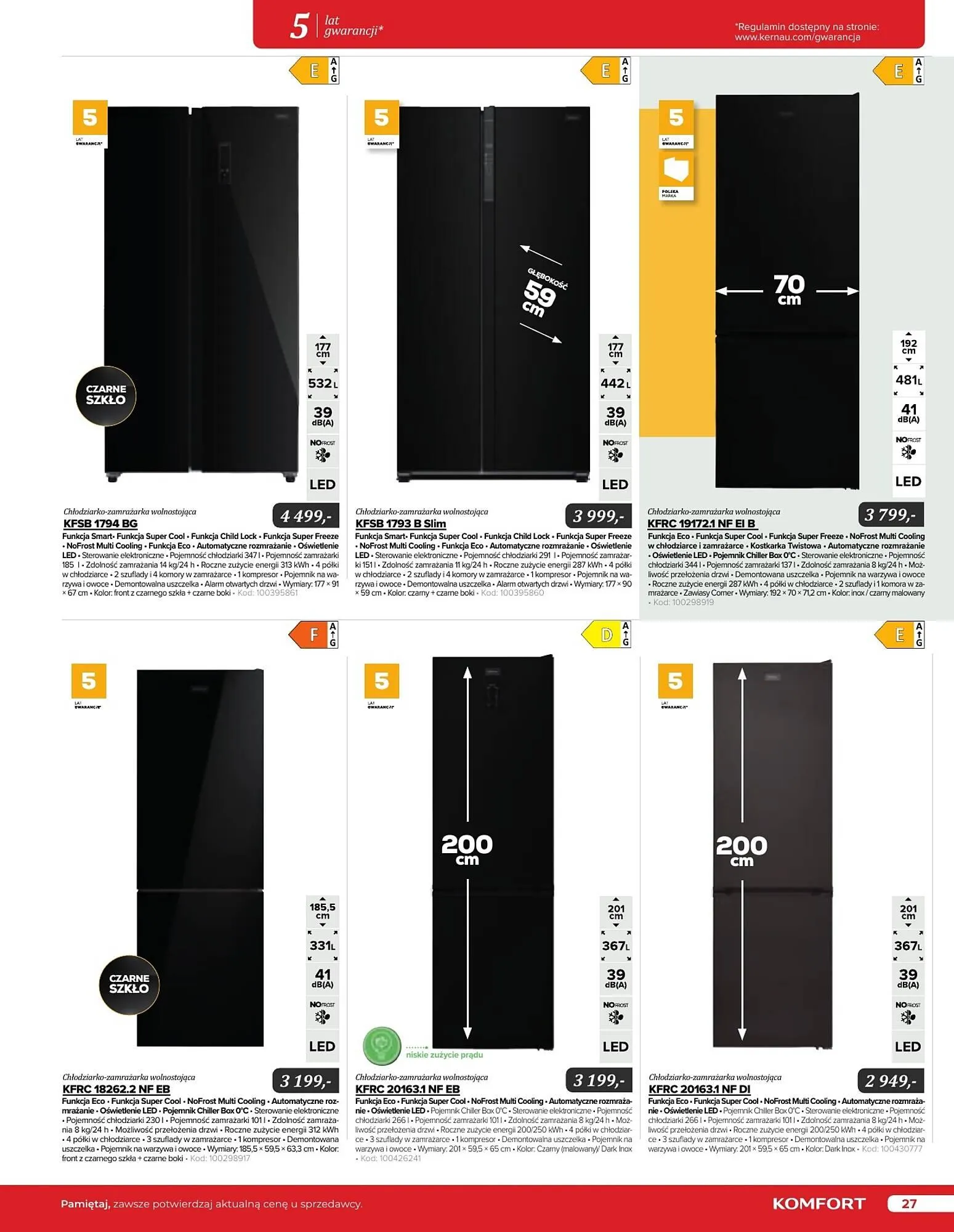 Gazetka Komfort gazetka od 11 września do 31 grudnia 2024 - Strona 27