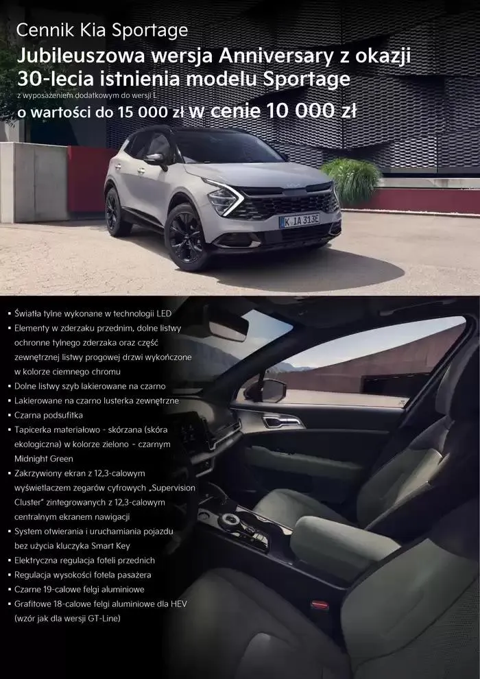 Gazetka Kia Sportage Cennik 2025 od 21 lutego do 31 grudnia 2025 - Strona 3