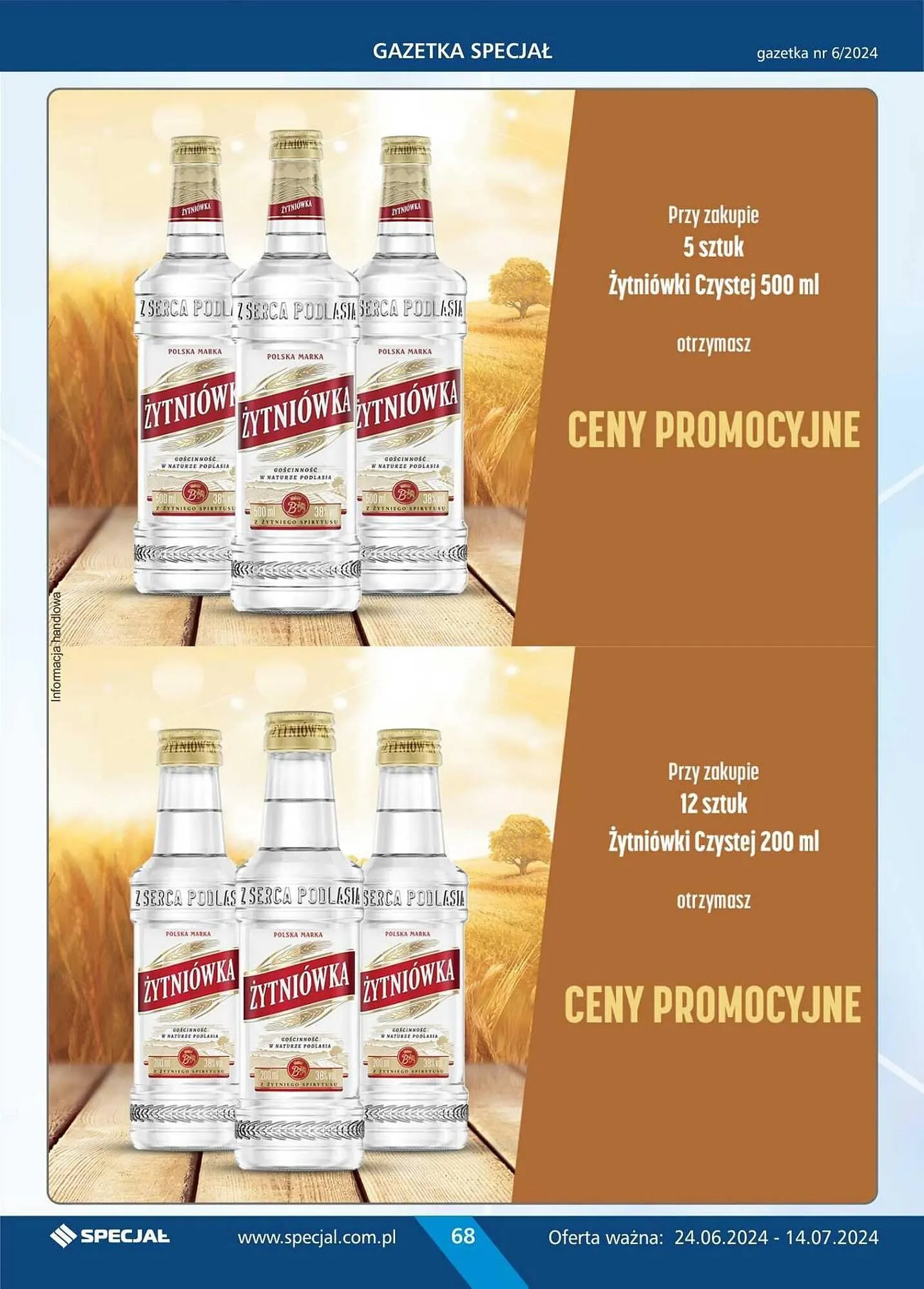 Gazetka Specjał gazetka od 24 czerwca do 14 lipca 2024 - Strona 68