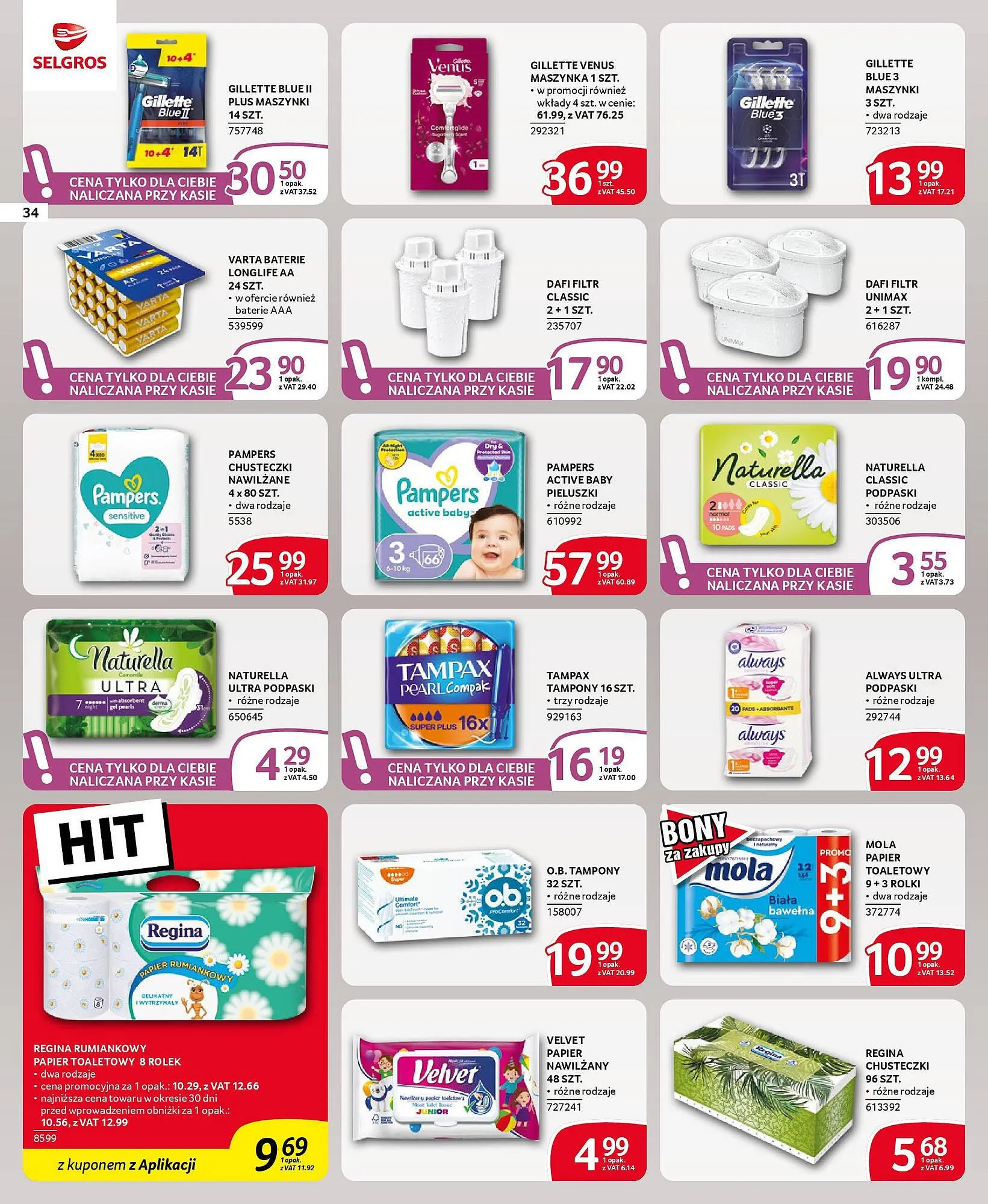 Gazetka Selgros gazetka od 9 stycznia do 22 stycznia 2025 - Strona 34