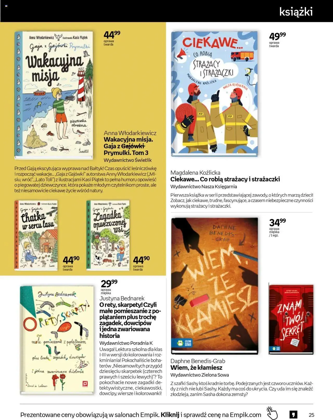 Gazetka Empik Gazetka - Tom kultury Książki od 31 lipca do 13 sierpnia 2024 - Strona 25