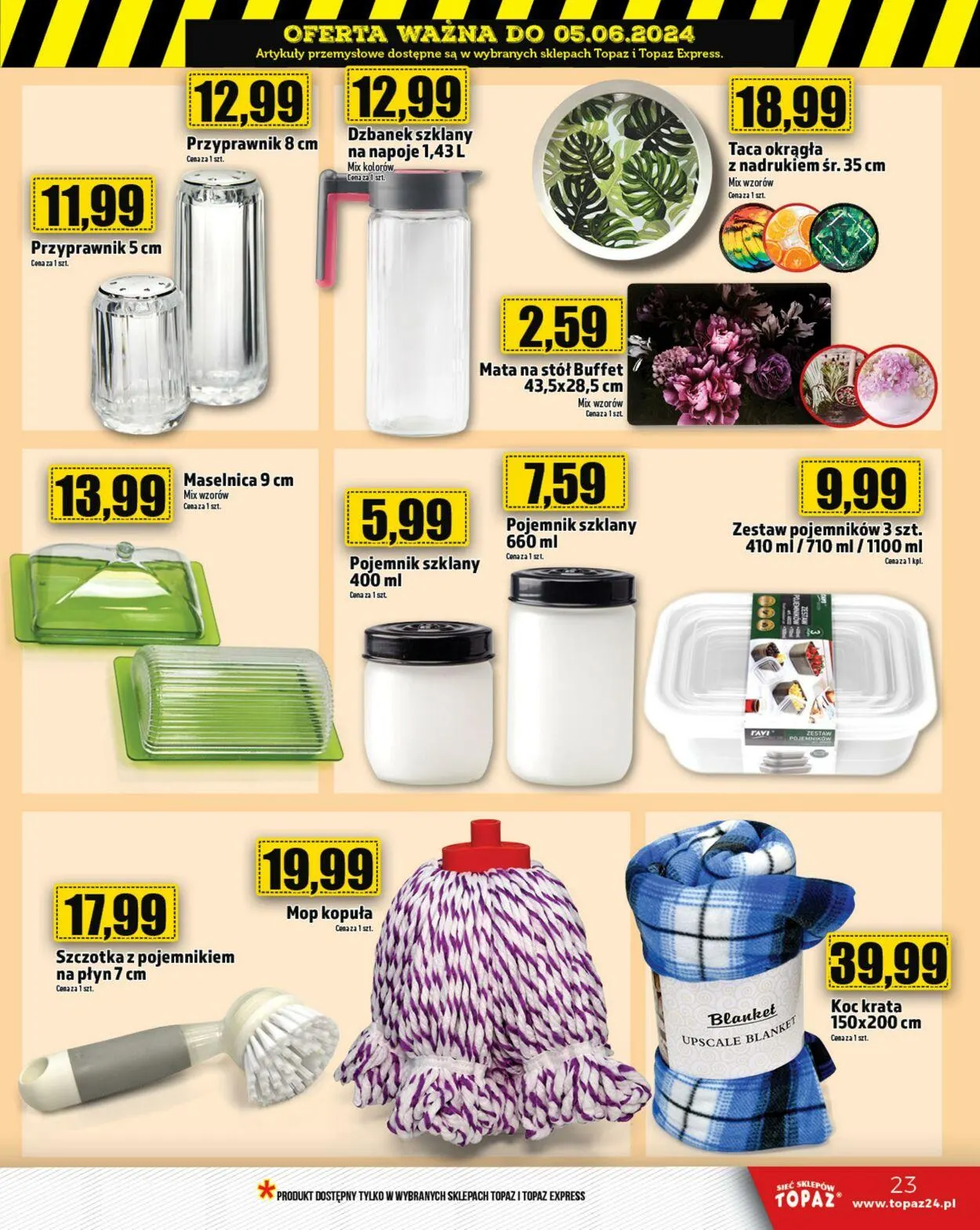 Gazetka Topaz Aktualna gazetka od 2 kwietnia do 16 kwietnia 2025 - Strona 23