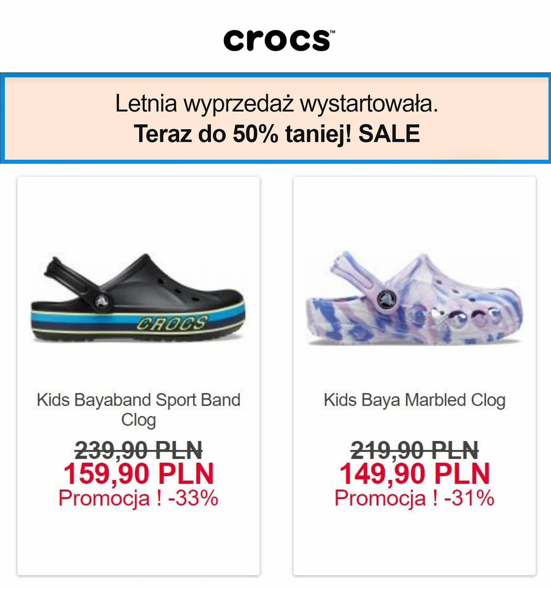Gazetka Crocs gazetka od 7 lipca do 20 lipca 2023 - Strona 7