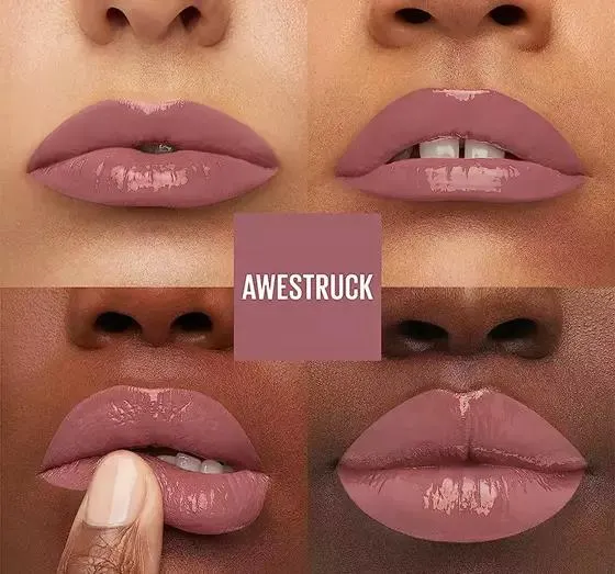 MAYBELLINE SUPERSTAY VINYL INK WINYLOWA POMADKA DO UST 110 AWESTRUCK 4,2ML