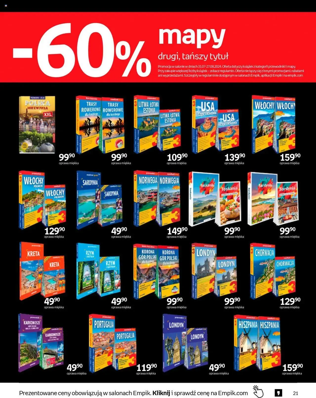Gazetka Empik Gazetka - Tom kultury Książki od 31 lipca do 13 sierpnia 2024 - Strona 21