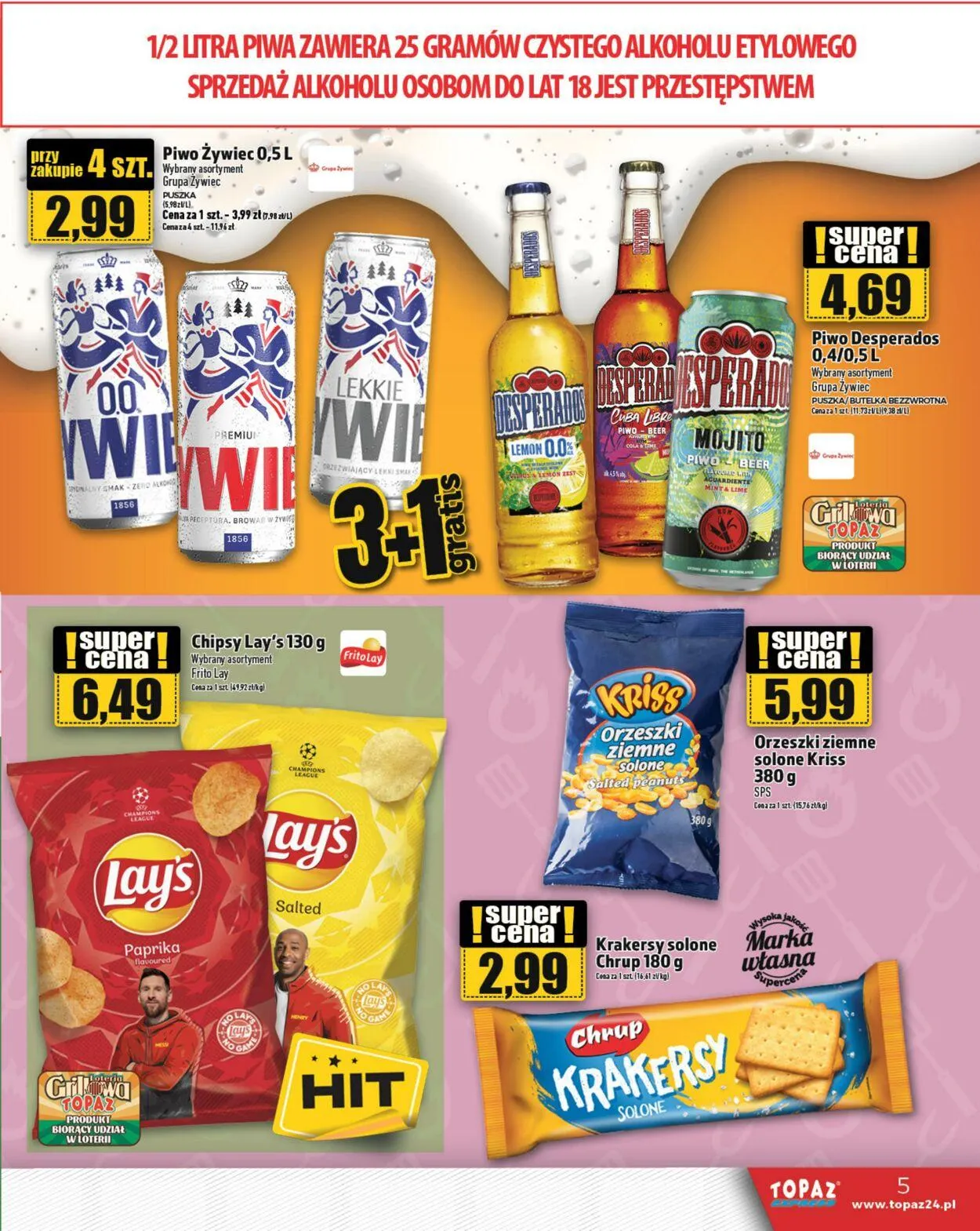 Gazetka Topaz Aktualna gazetka od 10 lipca do 24 lipca 2024 - Strona 5