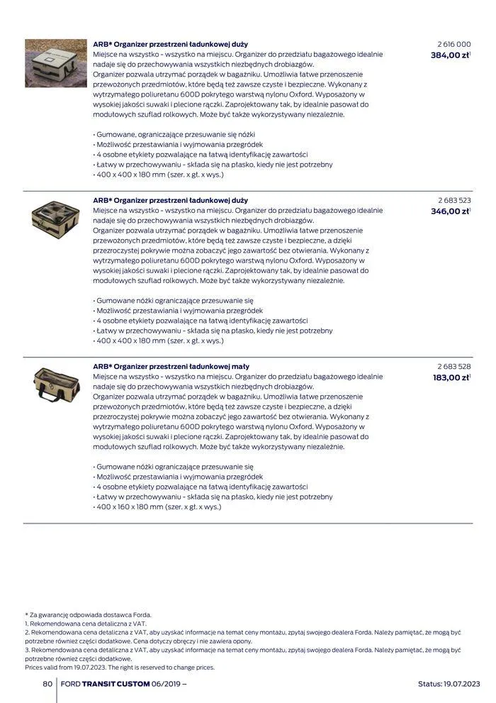 Gazetka NOWY FORD TRANSIT CUSTOM od 16 kwietnia do 16 kwietnia 2025 - Strona 80