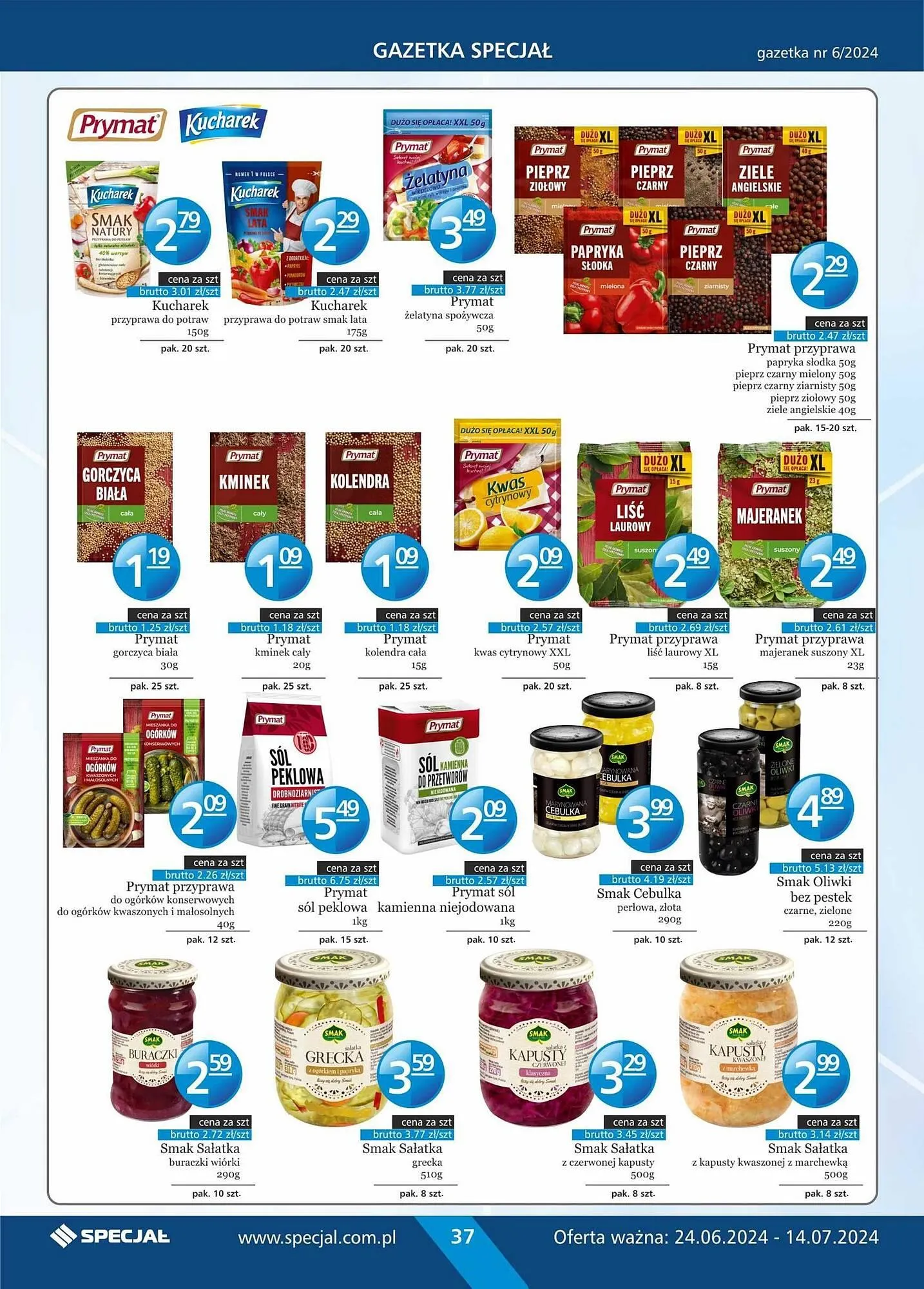 Gazetka Specjał gazetka od 24 czerwca do 14 lipca 2024 - Strona 37