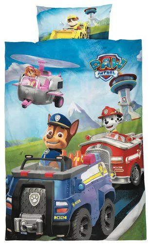 Dekbedovertrek PAW PATROL 140x200 multi