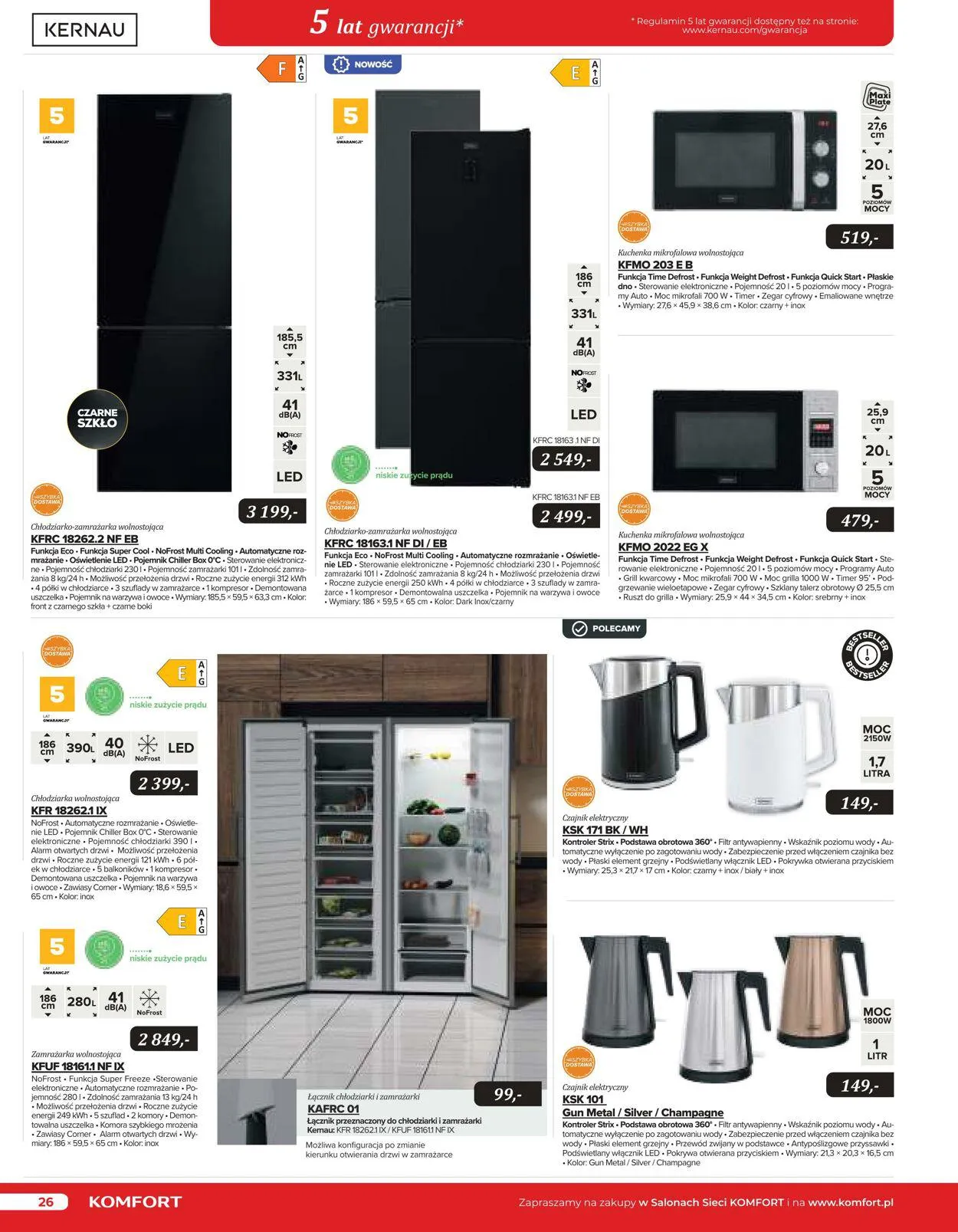 Gazetka Komfort Aktualna gazetka od 25 października do 31 stycznia 2024 - Strona 26