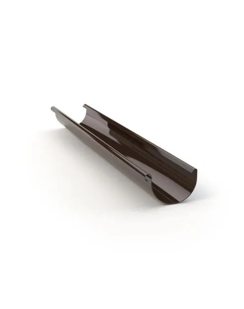 Rynna dachowa 125 mm - 4 m ciemny brąz GAMRAT