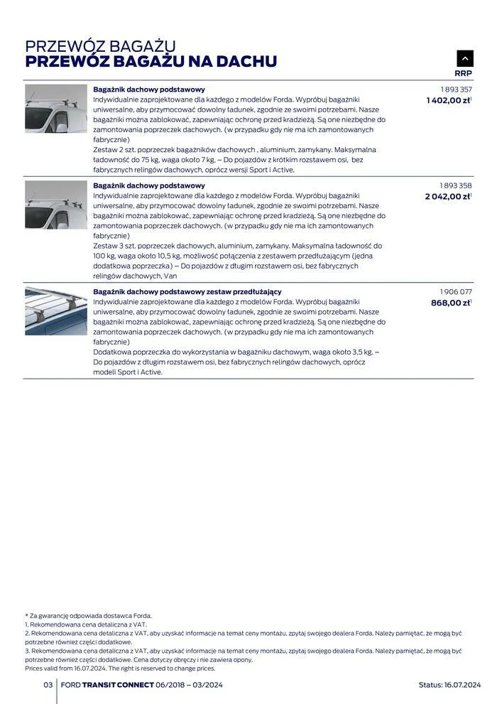 Gazetka FORD TRANSIT CONNECT od 3 sierpnia do 3 sierpnia 2025 - Strona 3