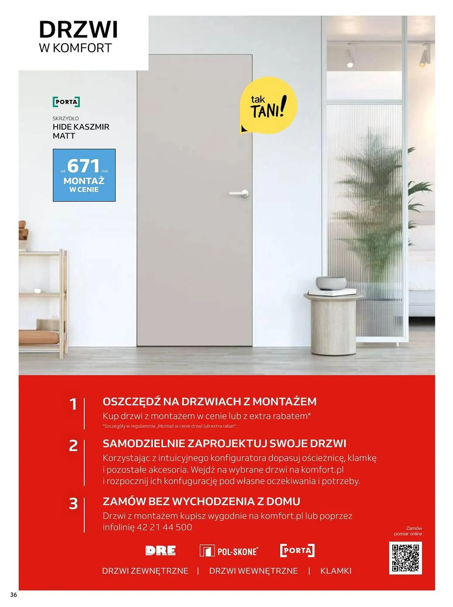 Gazetka Komfort gazetka od 9 stycznia do 18 lutego 2025 - Strona 36