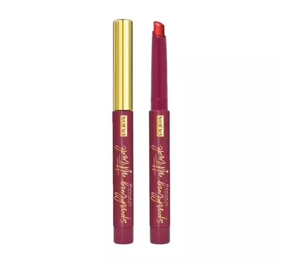 PUPA SPARKLING ATTITUDE POMADKA W KREDCE 001 PRECIOUS CHERRY