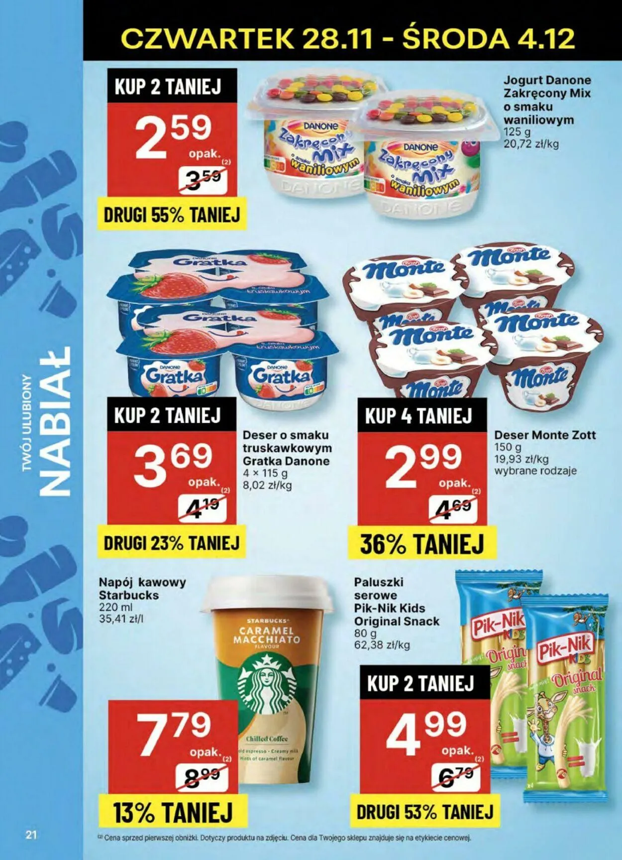 Gazetka Delikatesy Centrum Aktualna gazetka od 28 listopada do 4 grudnia 2024 - Strona 21