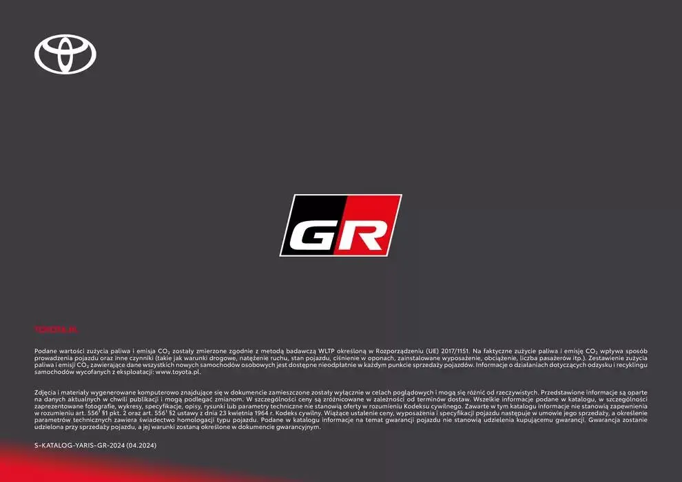 Gazetka Toyota GR Yaris 2024  od 6 listopada do 30 listopada 2025 - Strona 21