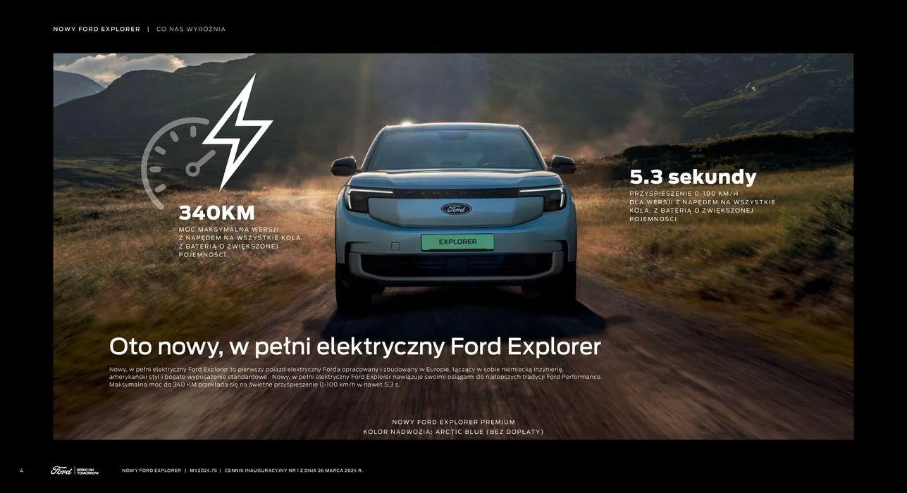 Gazetka NOWY FORD EXPLORER od 16 kwietnia do 16 kwietnia 2025 - Strona 4