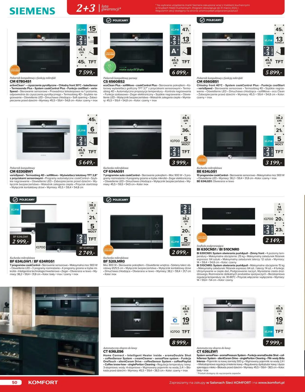 Gazetka Komfort Aktualna gazetka od 25 października do 31 stycznia 2024 - Strona 49