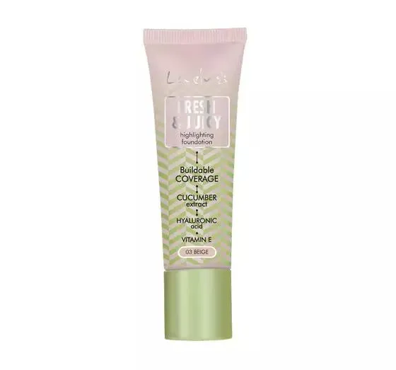 LOVELY FRESH AND JUICY ROZŚWIETLAJĄCY PODKŁAD DO TWARZY 03 BEIGE 25G