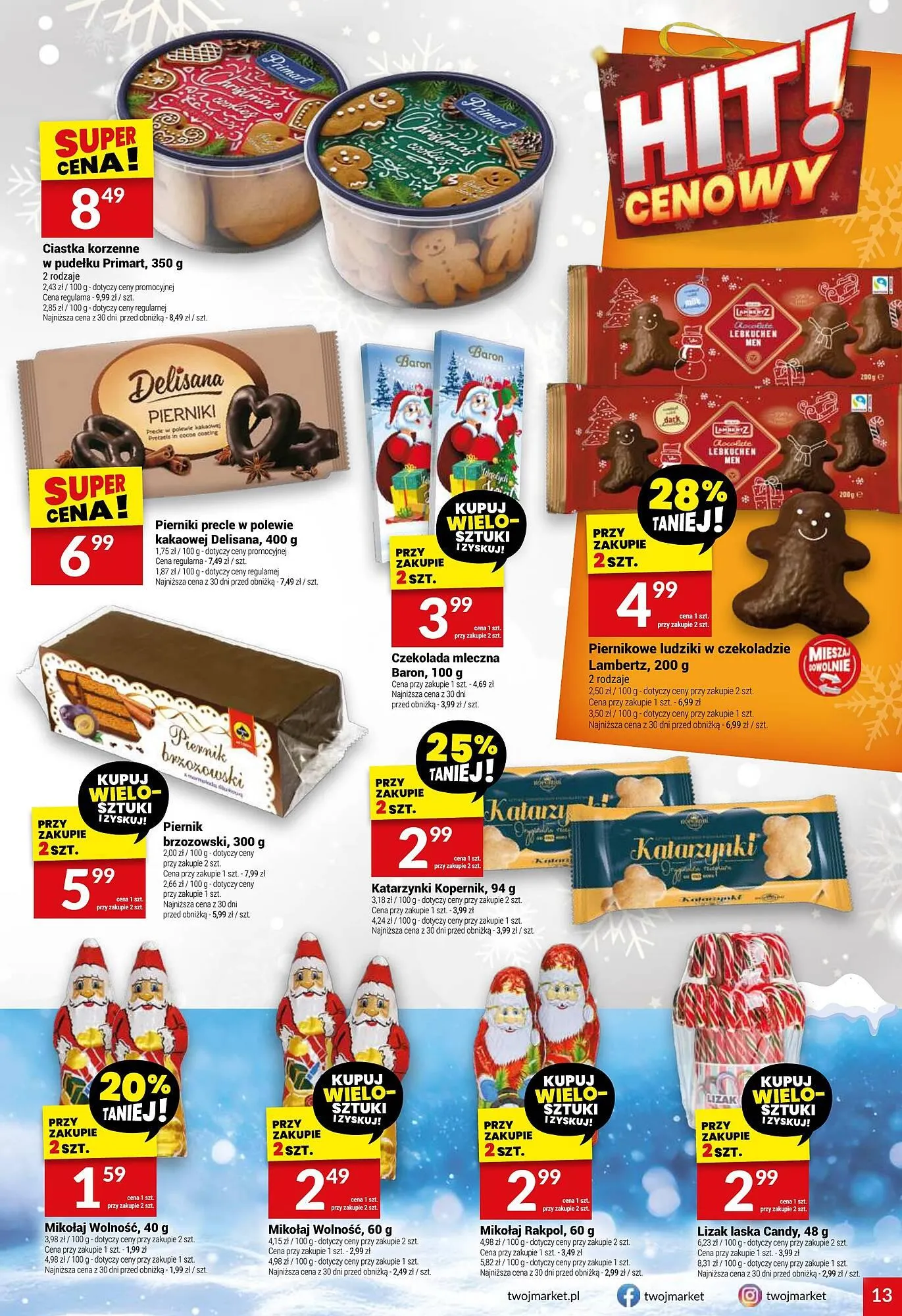 Gazetka Twój Market gazetka od 27 listopada do 3 grudnia 2024 - Strona 13