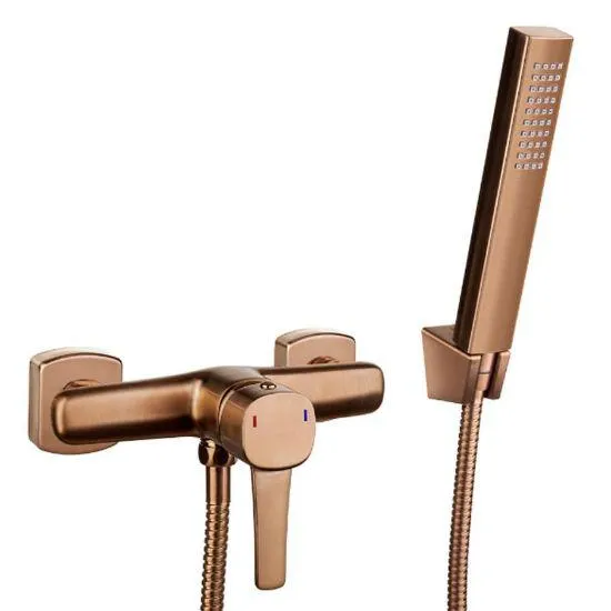 Bateria natryskowa Glamour miedź