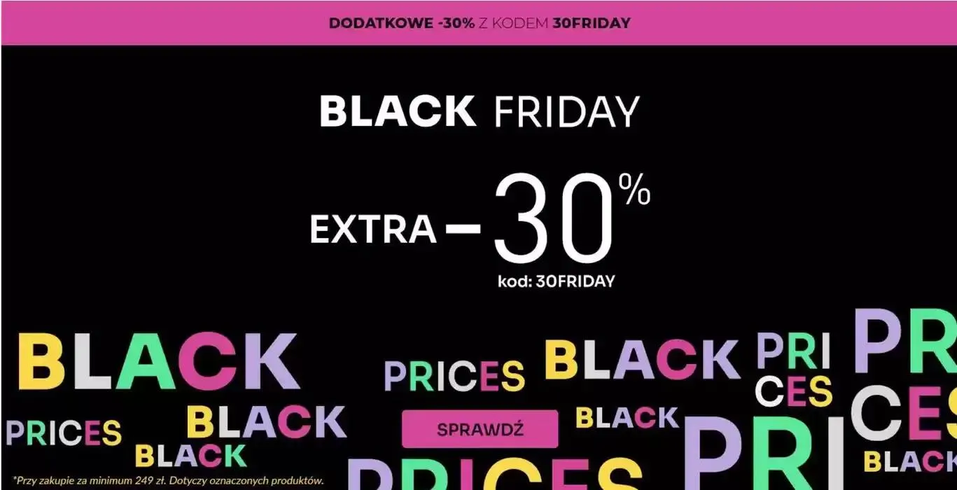 Gazetka Black friday  od 28 listopada do 30 listopada 2024 - Strona 1