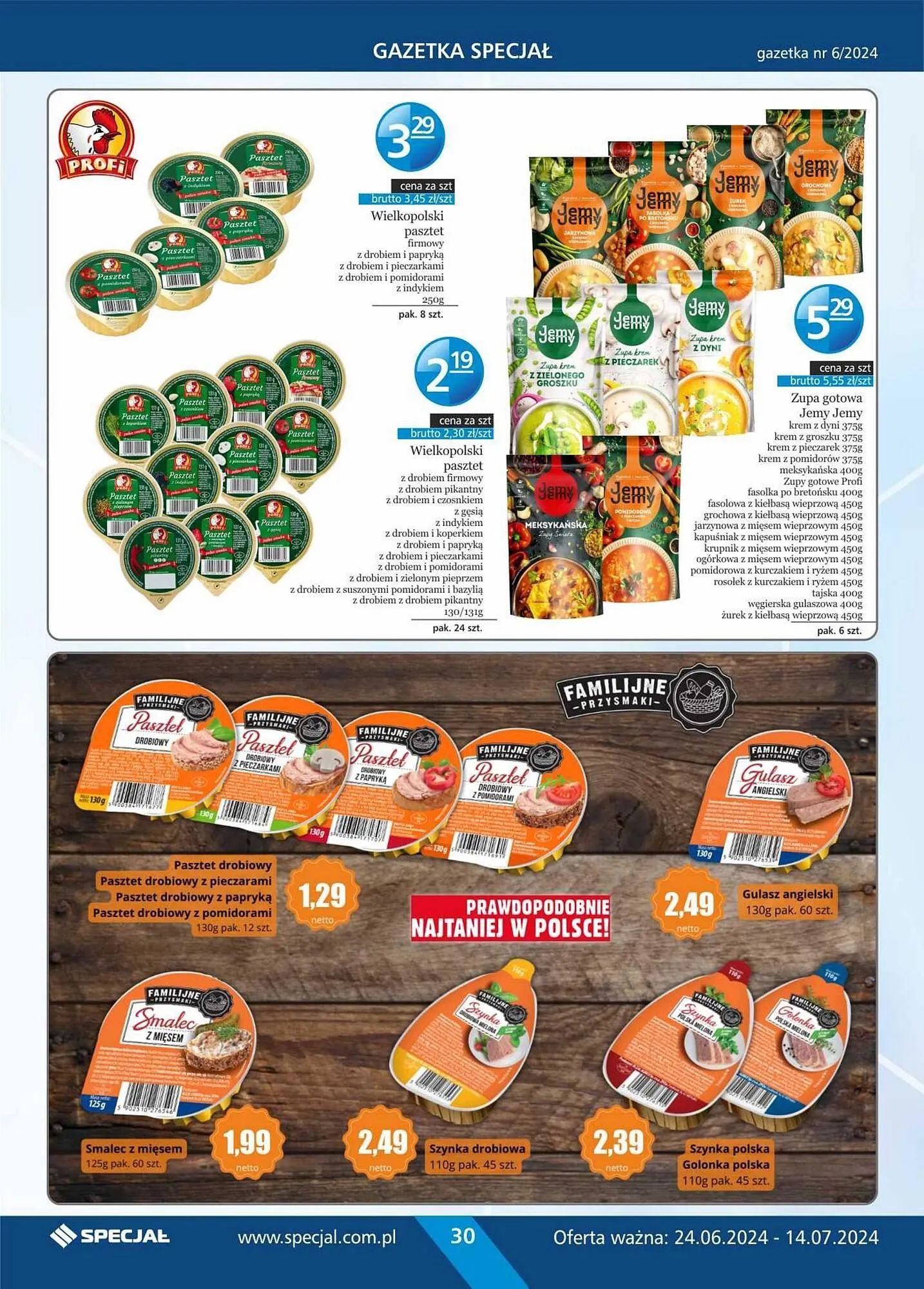 Gazetka Specjał gazetka od 24 czerwca do 14 lipca 2024 - Strona 30
